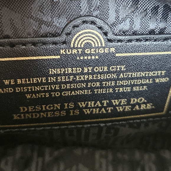 Kurt Geiger Denim Kensington Camera Bag NWOT - Picture 3 of 8